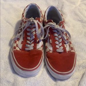 red checkered vans